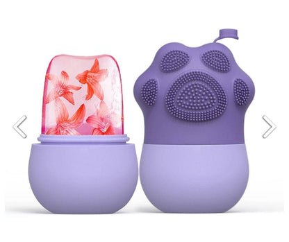 “Paw Shaped Ice Roller for Face & Eyes – Puffy Eyes & Glowing Skin”